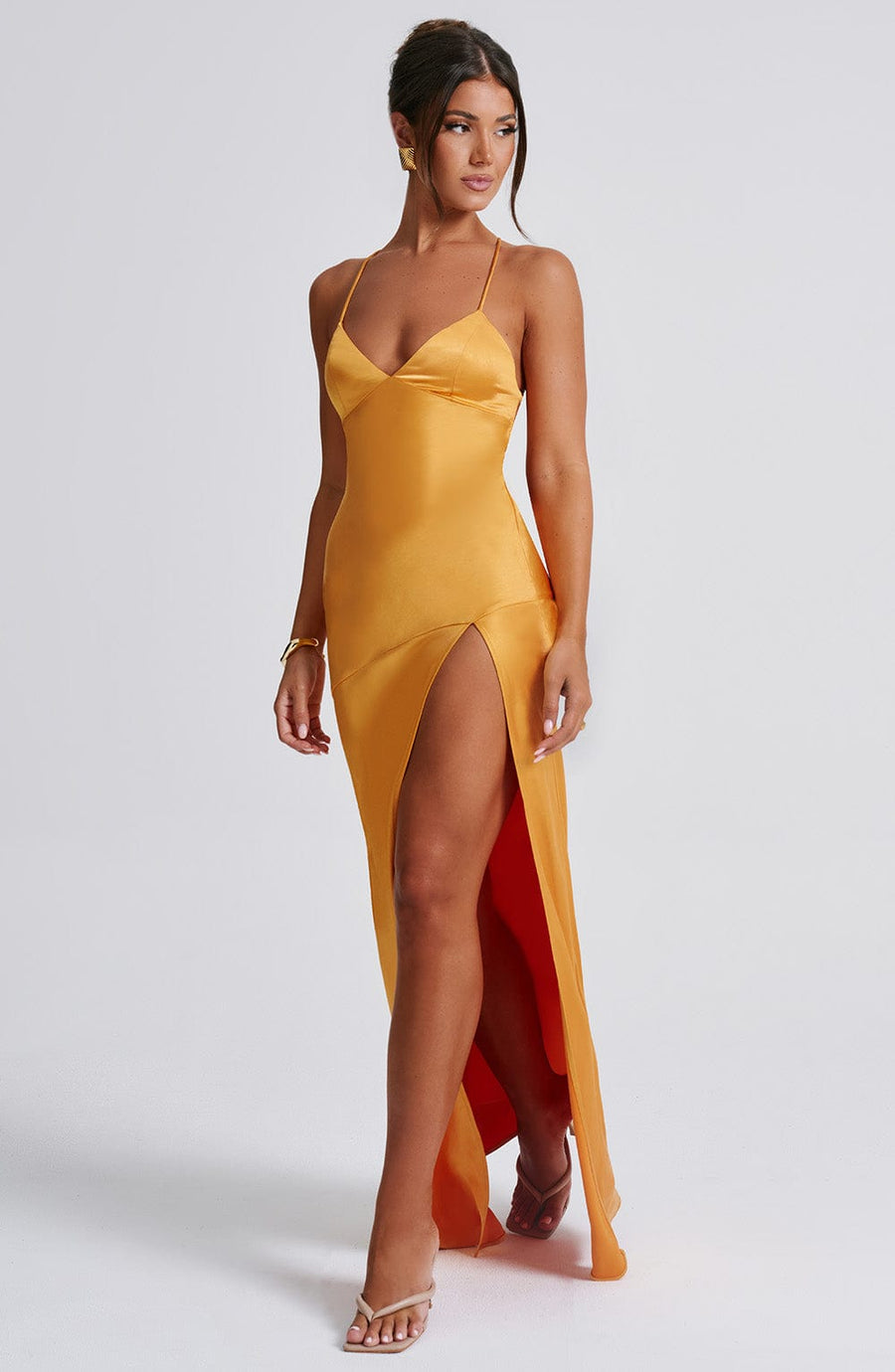 Estée Maxi Dress – Tangerine