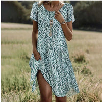 Isolde Dress in Green