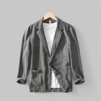 Isolde Lightweight Linen Vest in Grey
