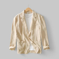 Isolde Lightweight Linen Vest in Khaki