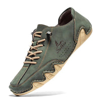 Ivar Leather Sandals in Green