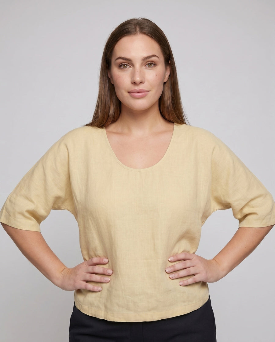 Ivy Airy Linen Top