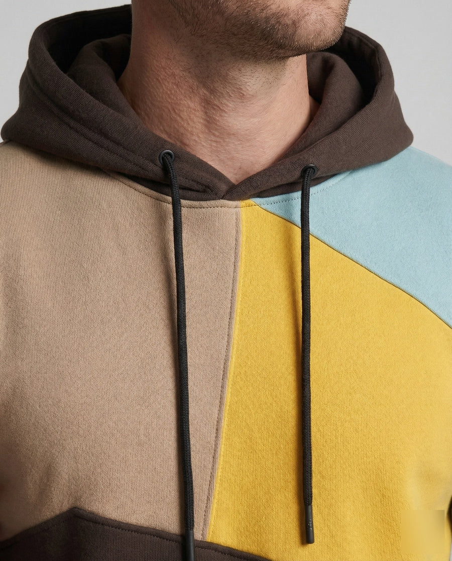 Ivy Bag with Hood in Blau/Braun