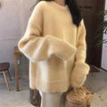 Ivy Casual Knit Sweater with Crew Neck