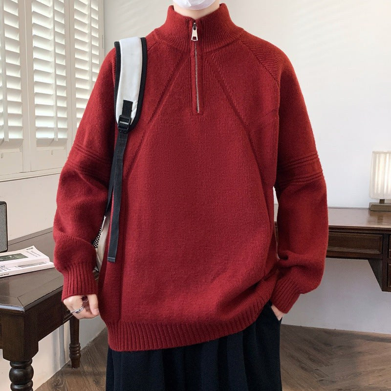 Ivy Hoodie with Zip Front and Hood in Red