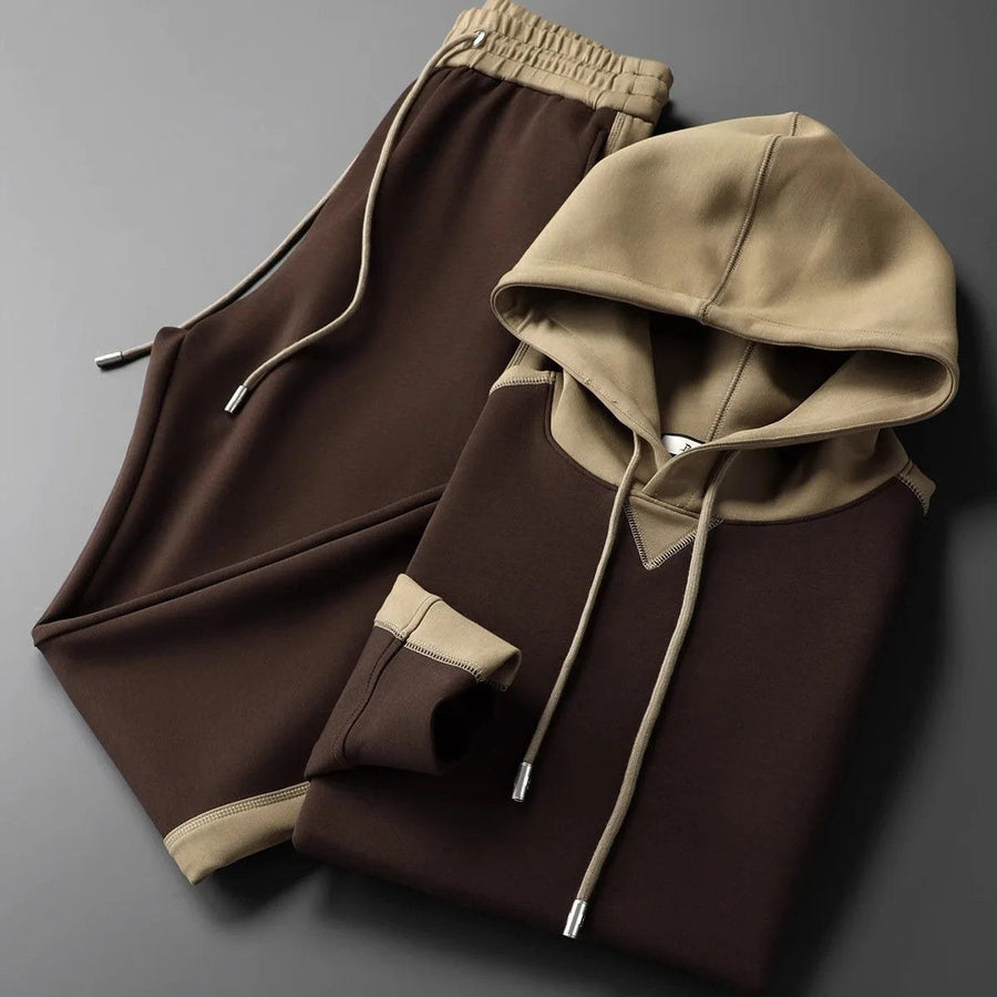 Ivy Midweight Cotton Set in Espresso Brown