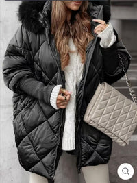 Ivy Parka with Hood in Black