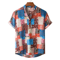 Ivy Shirt with Short Sleeve in Red