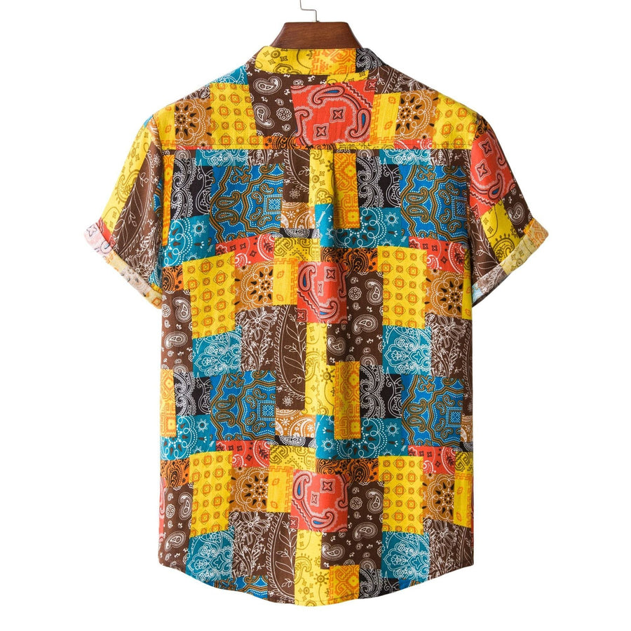 Ivy Shirt with Short Sleeve in Yellow