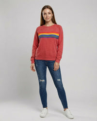 Ivy Sweater in Red