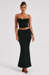 Rita Maxi Skirt - Black