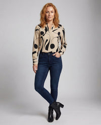 Jacinta Elegant Blouse in Beige