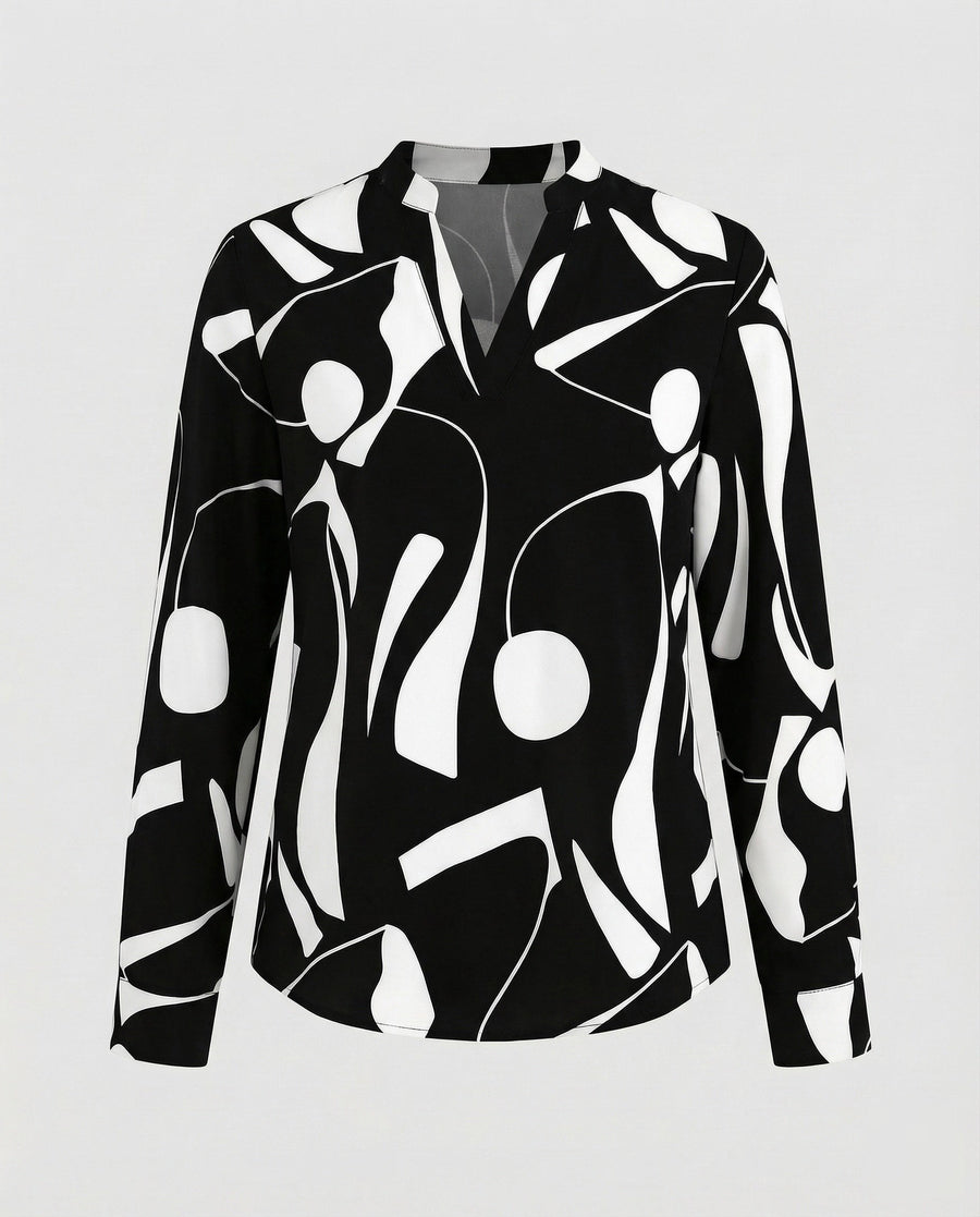 Jacinta Elegant Blouse in Black