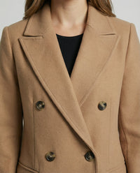 Jacinta Elegant Jacket in Brown