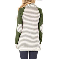 Jacinta Hoodie with Pockets and Striped in Black