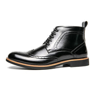 Jackson Wingtip Boot in Charcoal