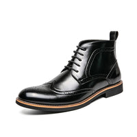 Jackson Wingtip Boot in Charcoal