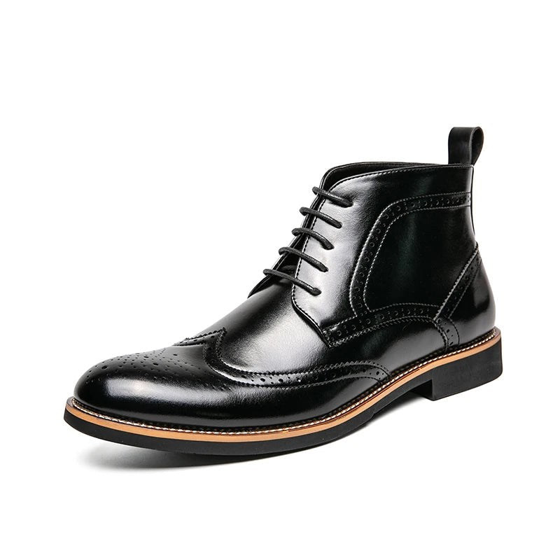 Jackson Wingtip Boot in Charcoal