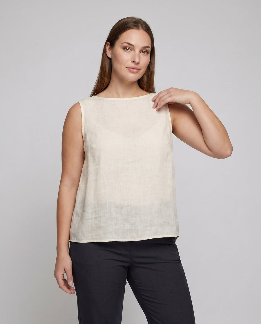 Jade Casual Linen Top
