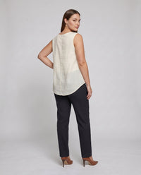 Jade Casual Linen Top