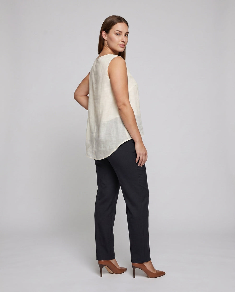 Jade Casual Linen Top
