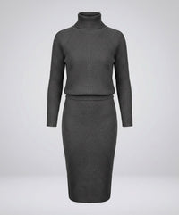 Jade Knit Dress in Black