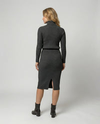 Jade Knit Dress in Black