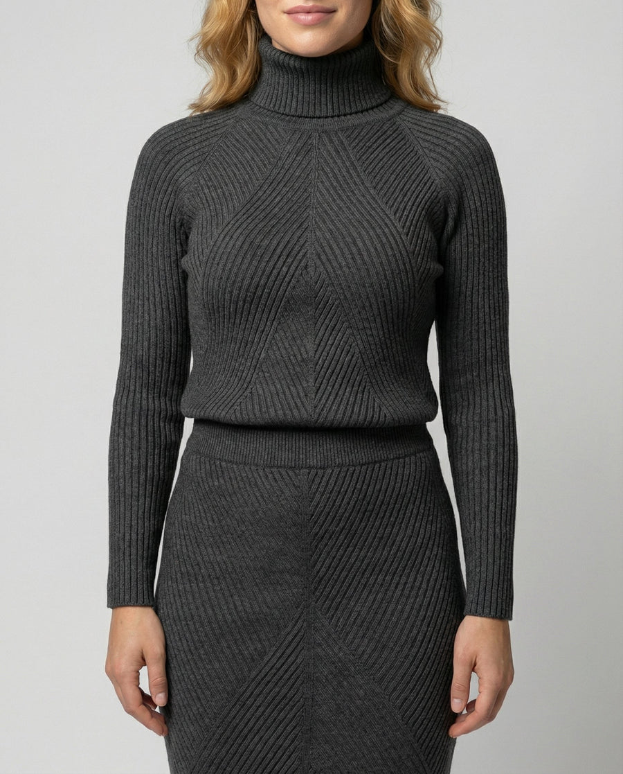Jade Knit Dress in Black