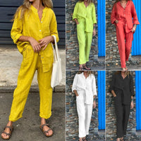 Jade Linen Shirt with Long Sleeve