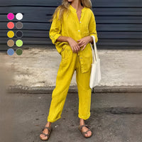 Jade Linen Shirt with Long Sleeve