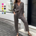 Jade Linen Shirt with Long Sleeve