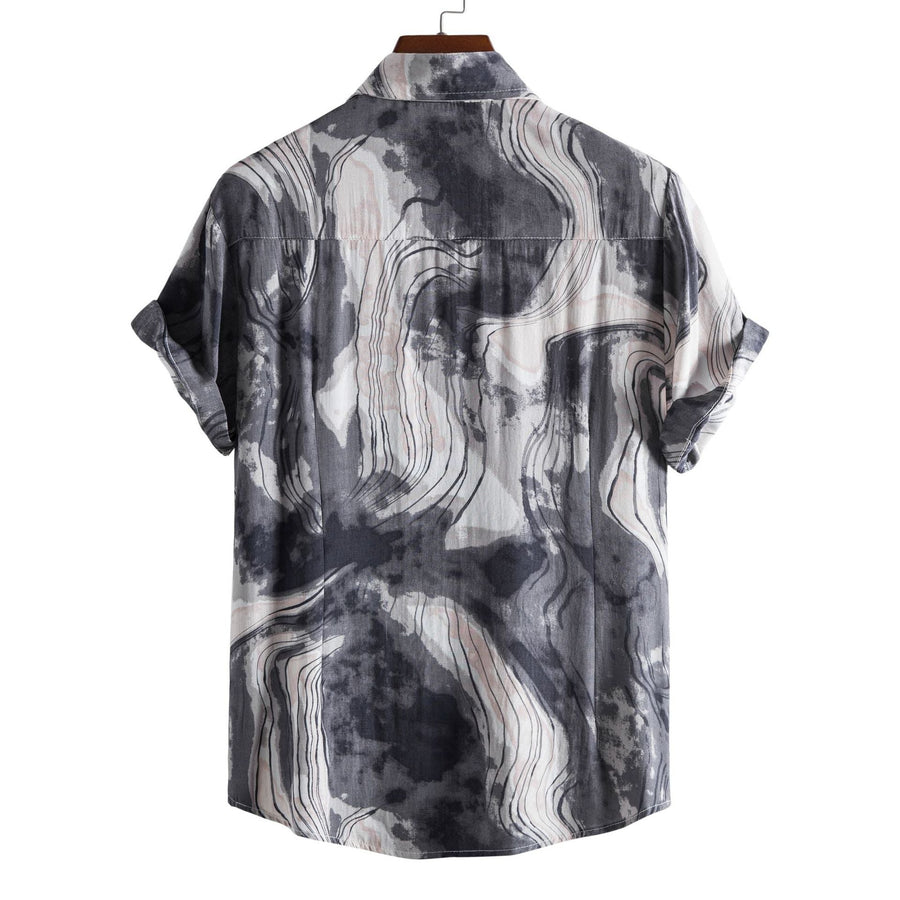 Jade Shirt with Short Sleeve in Grey