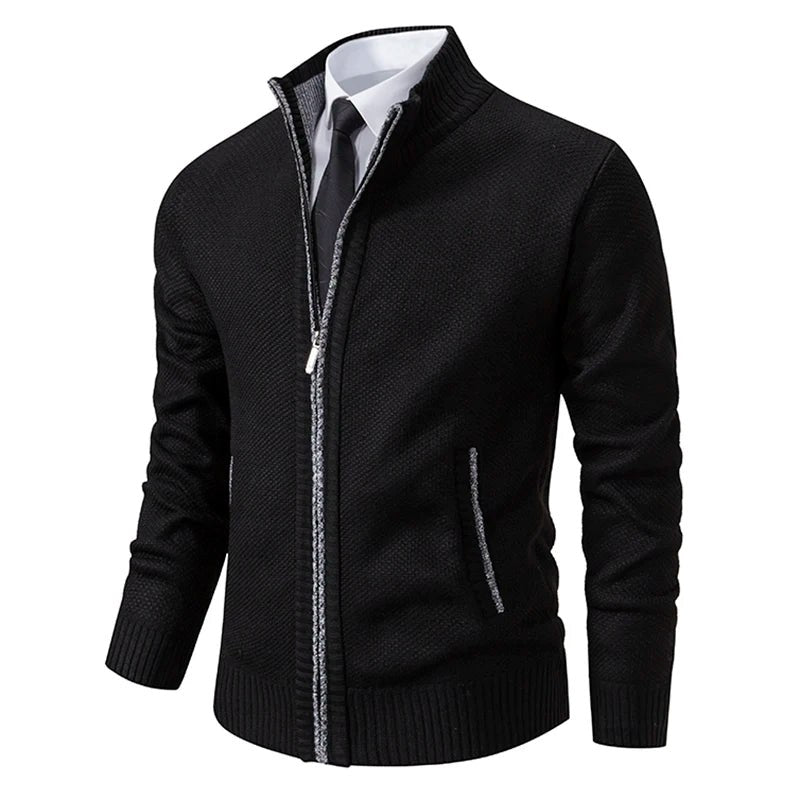 James Anthony Cardigan in Black