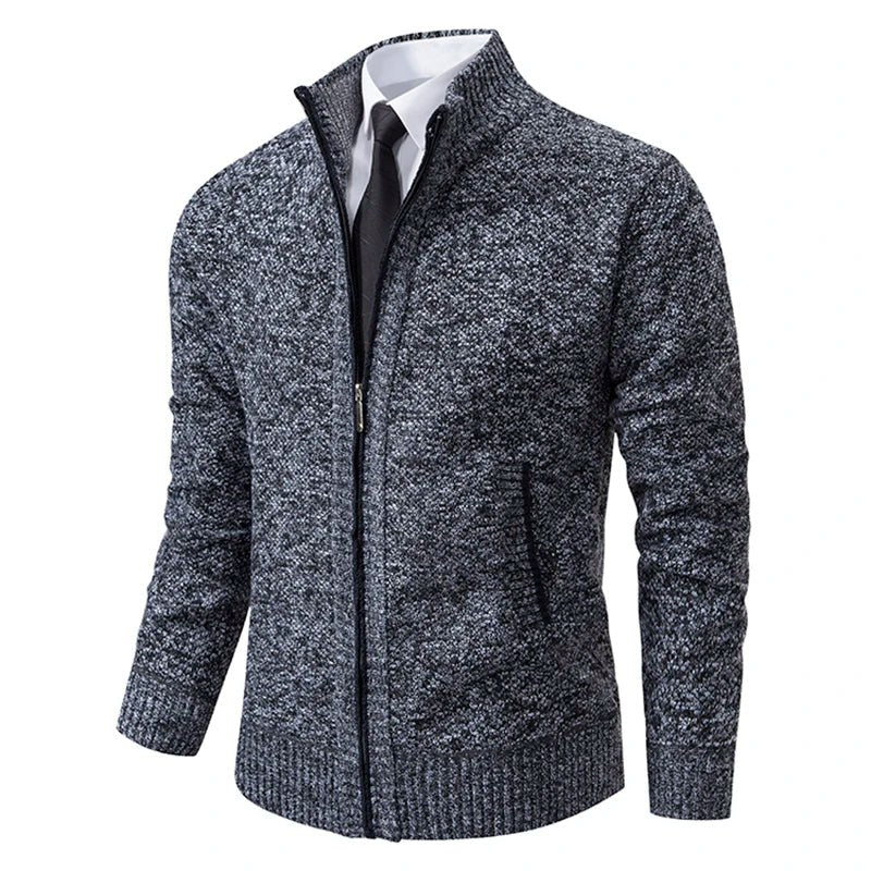 James Anthony Cardigan in Blue Gray