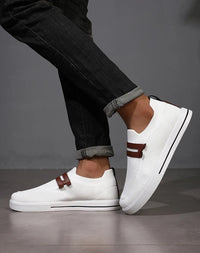 James Anthony Mesh Slip on Shoe in Blanco