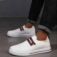 James Anthony Mesh Slip on Shoe in Blanco