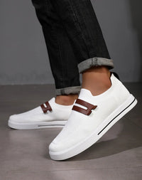 James Anthony Mesh Slip on Shoe in Blanco