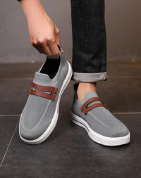 James Anthony Mesh Slip on Shoe in Slate Gray