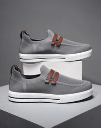 James Anthony Mesh Slip on Shoe in Slate Gray