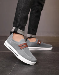 James Anthony Mesh Slip on Shoe in Slate Gray