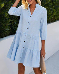 Jamilla Elegant Blue Dress in Blue
