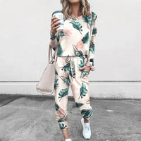 Jana Set with Elastic Waist in Green