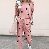 Jana Set with Elastic Waist in Star