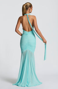Andrea Maxi Dress – Aqua