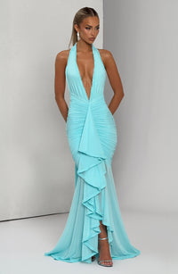 Andrea Maxi Dress – Aqua
