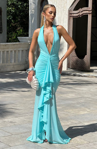 Andrea Maxi Dress – Aqua