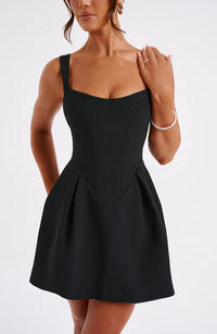 Deborah Mini Dress – Black