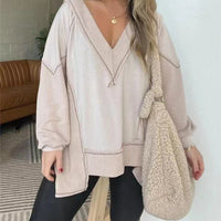 Jasmine Casual Sweater with V-Neck