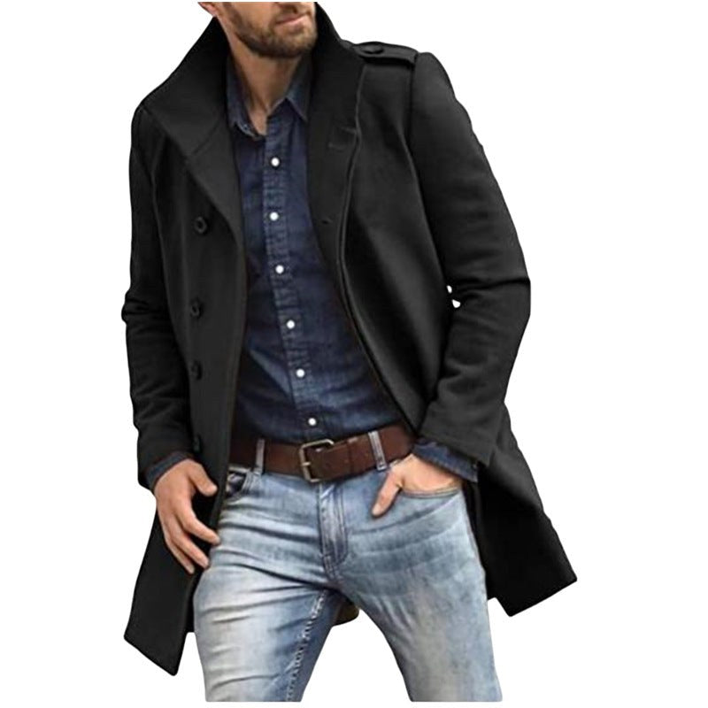 Jasper Trench Coat in Black