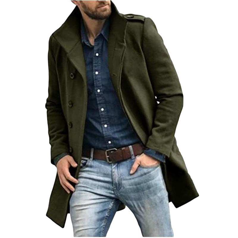 Jasper Trench Coat in Green